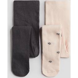 H&M Baby 2-Pack Tights - Grey