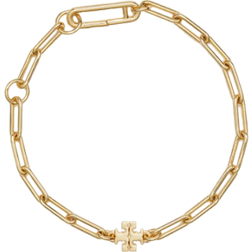 Tory Burch Good Luck Chain Bracelet Gold