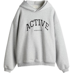 H&M Oversized Sport Hoodie - Grau