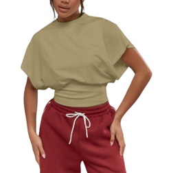 Shein Tailliertes Top Mit Dolman-Ärmeln - Weitem Schnitt