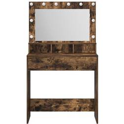 vidaXL Med LED-Ljus 79 x 41 x 135 cm Sminkbord 75.5x41cm