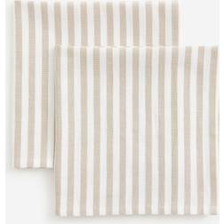 H&M 2-Pack Servetter 40x40 Ljusbeige Tygservett Beige (40x40cm)