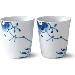 Royal Copenhagen Blue Mega Fluted Thermo Krus 29cl 2stk