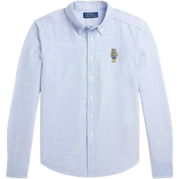 Polo Ralph Lauren Polo Bear Cotton Oxford Shirt - Blue