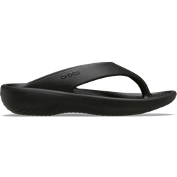 Crocs Mellow Recovery Flip Shoes - Black