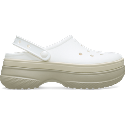 Crocs Classic Stacked Clogs - Chalk