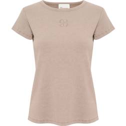 My Essential Wardrobe Mandy T-Shirt - Mid Brown