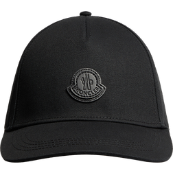 Moncler Cotton Gabardine Baseball Cap - Black