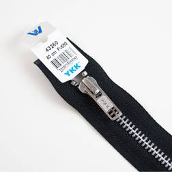 YKK Delbar Lynlås Aluminium 50cm 4mm Sort