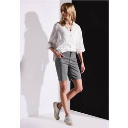 Street One Frauen Satin Bermuda - Grau