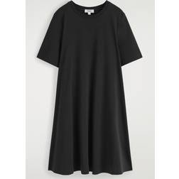 COS A-Line T-Shirt Mini Dress - Black
