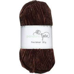 Panduro Garn Fine Velvet 50 g Brun