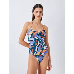 John Lewis Cayman Bandeau Swimsuit - Multi