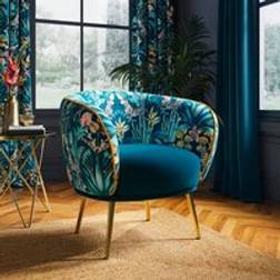 Dunelm Bella Utopia Occasional Teal Armchair