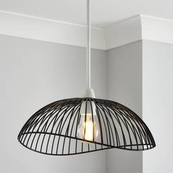 Elements Jaula Easy Fit Shade - Black Pendant Lamp