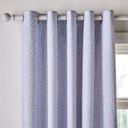 Dunelm Meadows Blackout Eyelet Curtains - Purple