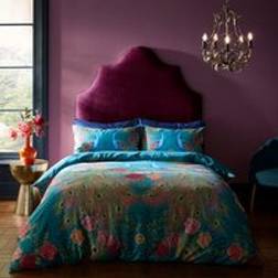 Matthew Williamson Xanadu Peacock Set Teal Duvet Cover