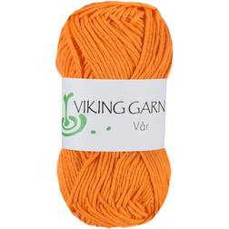 Viking Vår Bomull 50 g Orange 452 Garn