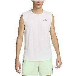 Nike Trail Solar Chase Dri-FIT Sleeveless Running Top - White