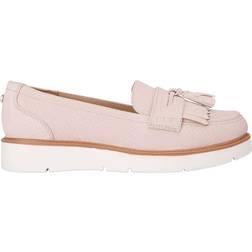 Carvela Women's Flats Sky Tassel Snake-Effect Slip-On Loafers