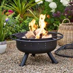 Dunelm Stretch Fire Pit - Black