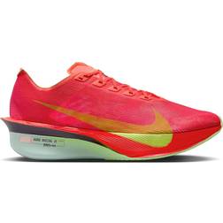 Nike Vaporfly 4 Men's Road Racing Shoes - Bright Crimson Mint Foam Cave - Purple Lime Blast