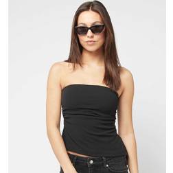 DECIBEL Asymmetrical Bandeau Top - Schwarz