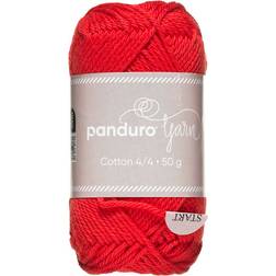 Panduro Garn Cotton 4/4 50g Röd