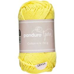 Panduro Garn Cotton 4/4 50 g Gul