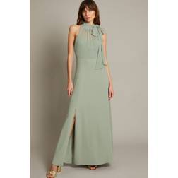 Monsoon Monika Halter Maxi Dress - Sage