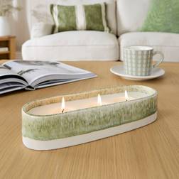Churchgate Amber and Pine Multi Wick - Green Scented Candle