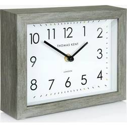 Thomas Kent Smithfield Wood Mantel Grey Table Clock
