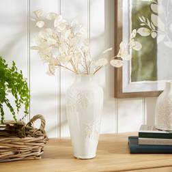Churchgate Fern Ceramic Ivory Vase