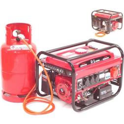 Apex Gas U Benzin Generator Stromerzeuger 2800 LPG Stromaggregat E-Start 06290