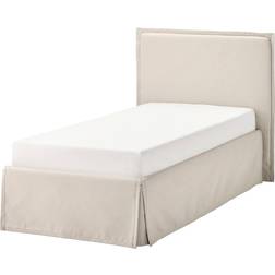 IKEA Tärnkullen Klädd Sängstomme Vissle Beige 90x200 cm Ramsäng