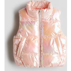 H&M Regnbågsskimrande Pufferväst - Orange