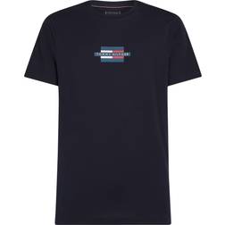 Tommy Hilfiger T-Shirt - Bleu Marine/Rouge