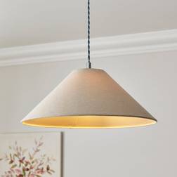 Churchgate Ashby Conical Extreme Empire Lamp - Natural Shade
