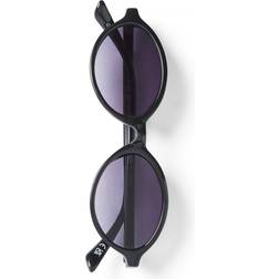 NA-KD Slim Oval Sunglasses - Solbriller - Sort