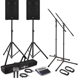 SubZero C12A Active PA System with Mics Stands and Mixer