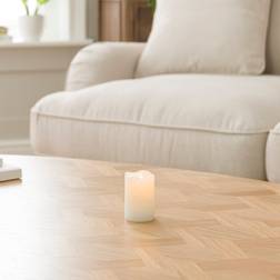 Dunelm Blow Out Pillar - White LED Candle
