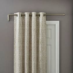 Dunelm Ashton Metal Door Curtain Pole - Silver