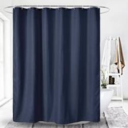 Dunelm Waffle Shower Curtains Navy
