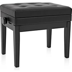Gear4music Deluxe Pianopall Med Förvaringsfack