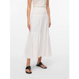 Vero Moda Vmpernilla Maxi Skirt - Hvid