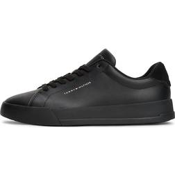 Tommy Hilfiger Contrast Heel Court Trainers - Sort/Hvid