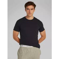 Calvin Klein Men's Short Sleeve 3 Pack Microfibre T-Shirts - Black/Grey Heather