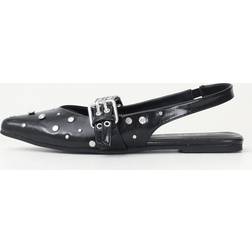 Only Onlaura-5 Sandal Med Hälrem Och Nitar - Svarta