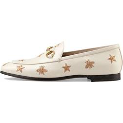 Gucci Jordaan Embroidered Leather - White