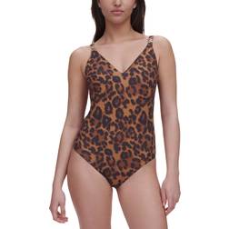 Chantelle Sauvage Non-Wired Swimsuit - Leopard Print